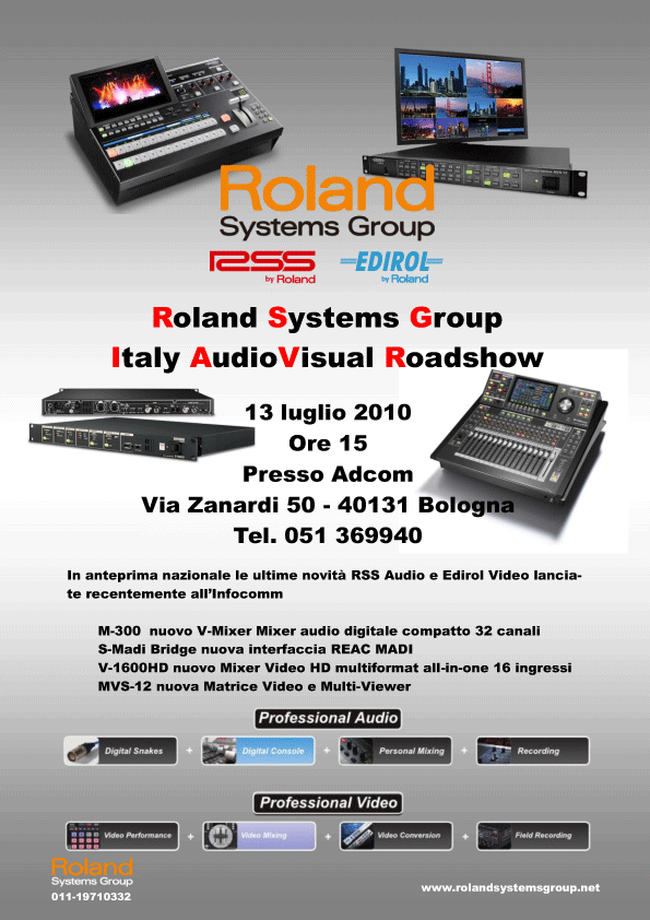 Roland Systems Group Italy AudioVisual