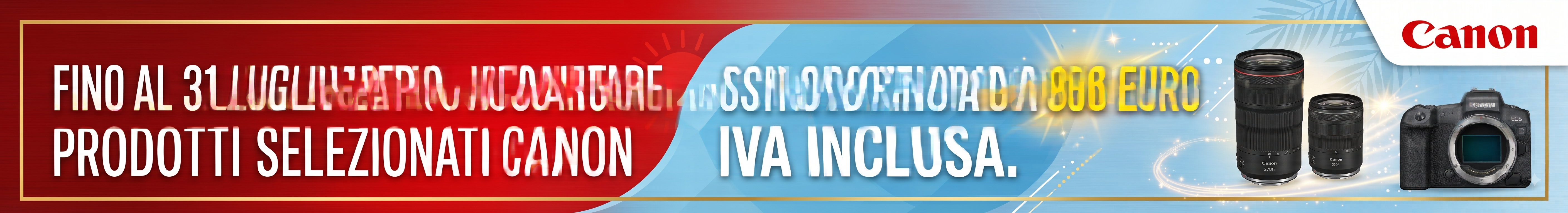 Promo Canon su corpi macchina e ottiche