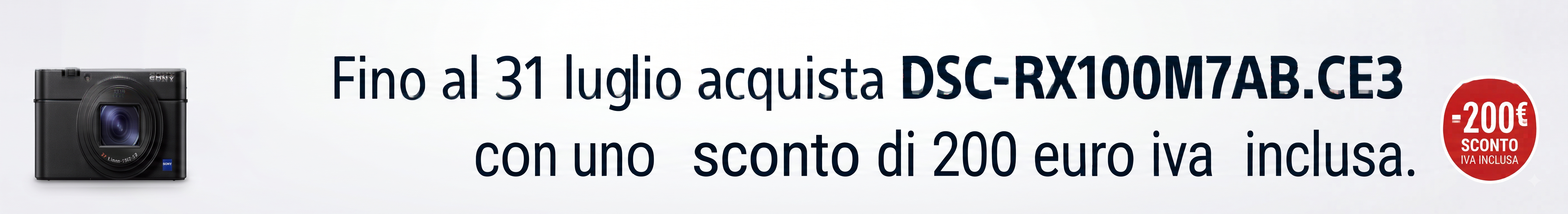 Sony ID.14 - coupon sconto 200 euro su RX100VII