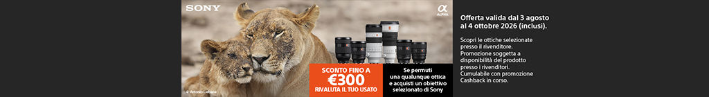 Promo Sony trade-in ottiche