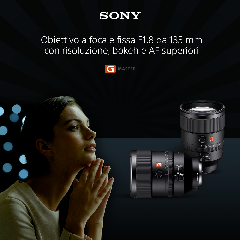 Sony Obiettivo con tecnologia Gmaster