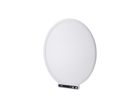 amaran Verge Max 22 Luce circolare bi-colore per scrivania o studio, pannello LED edge-lit, 2700K–6500K, CRI 96, controlli frontali & alimentazione USB-C, con morsetto da scrivania – Carbone