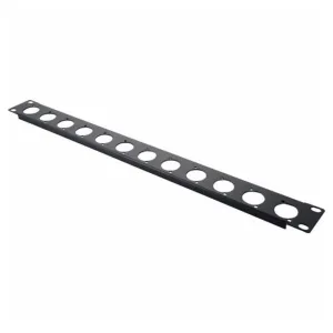 Rack Panel 1U 12XLR - Thon