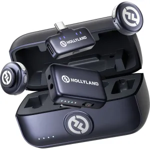 LARK M3 Combo 2TX&2RX (Space Gray, with Camera RX + USB-C RX) - Hollyland
