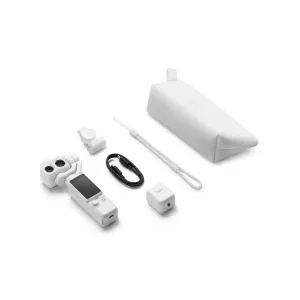 Osmo Pocket 4P Standard Combo (Pearl White) - Dji