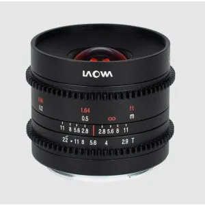 9mm t/2.9 Zero-D Fuji X Cine - LAOWA