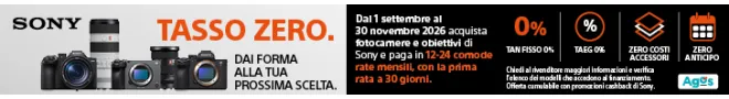 Rinnovo della promozione Sony Tasso Zero