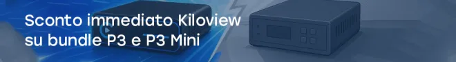 Promo Kiloview su bundle P3 e P3 Mini